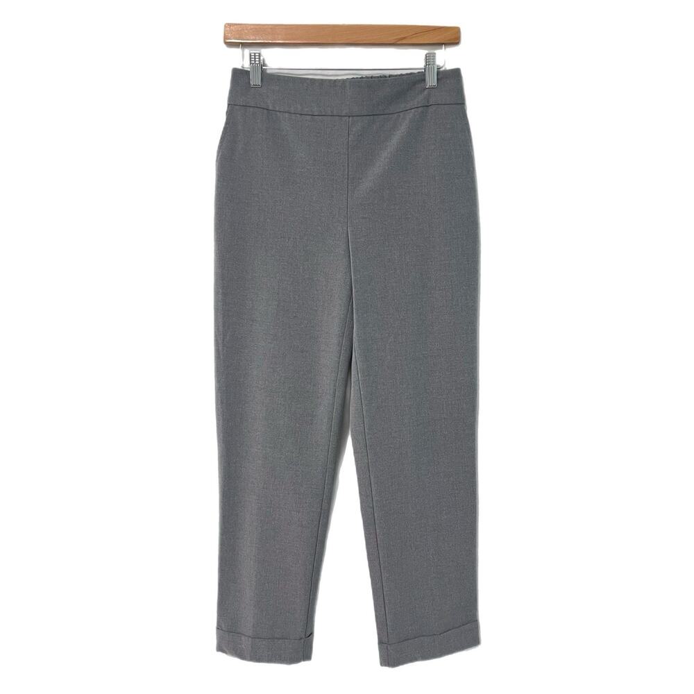 Rachel Zoe Pull-On Ankle Pants Size 4 Elastic Waist Pockets Straight Leg Career